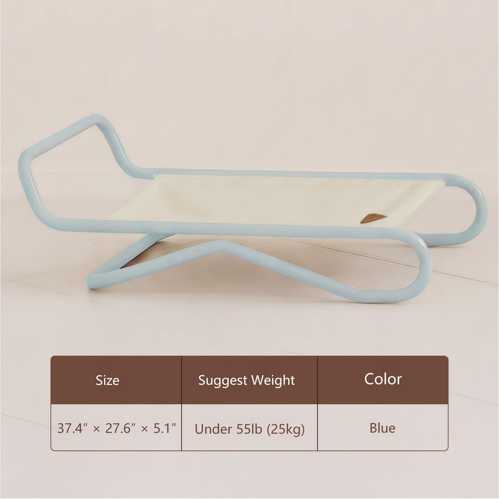 NOOKI Floating Cloud Bed — Blue frame (Standard)