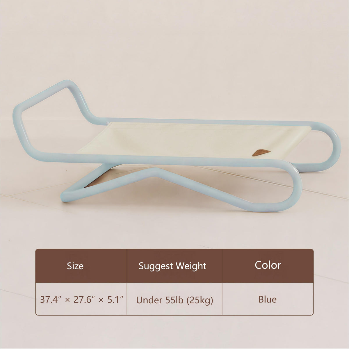 NOOKI Floating Cloud Bed — Blue frame (Standard)