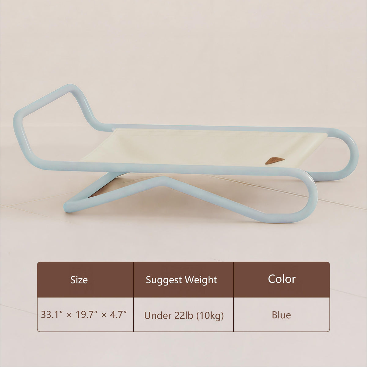 NOOKI Floating Cloud Bed — Blue frame (Mini)