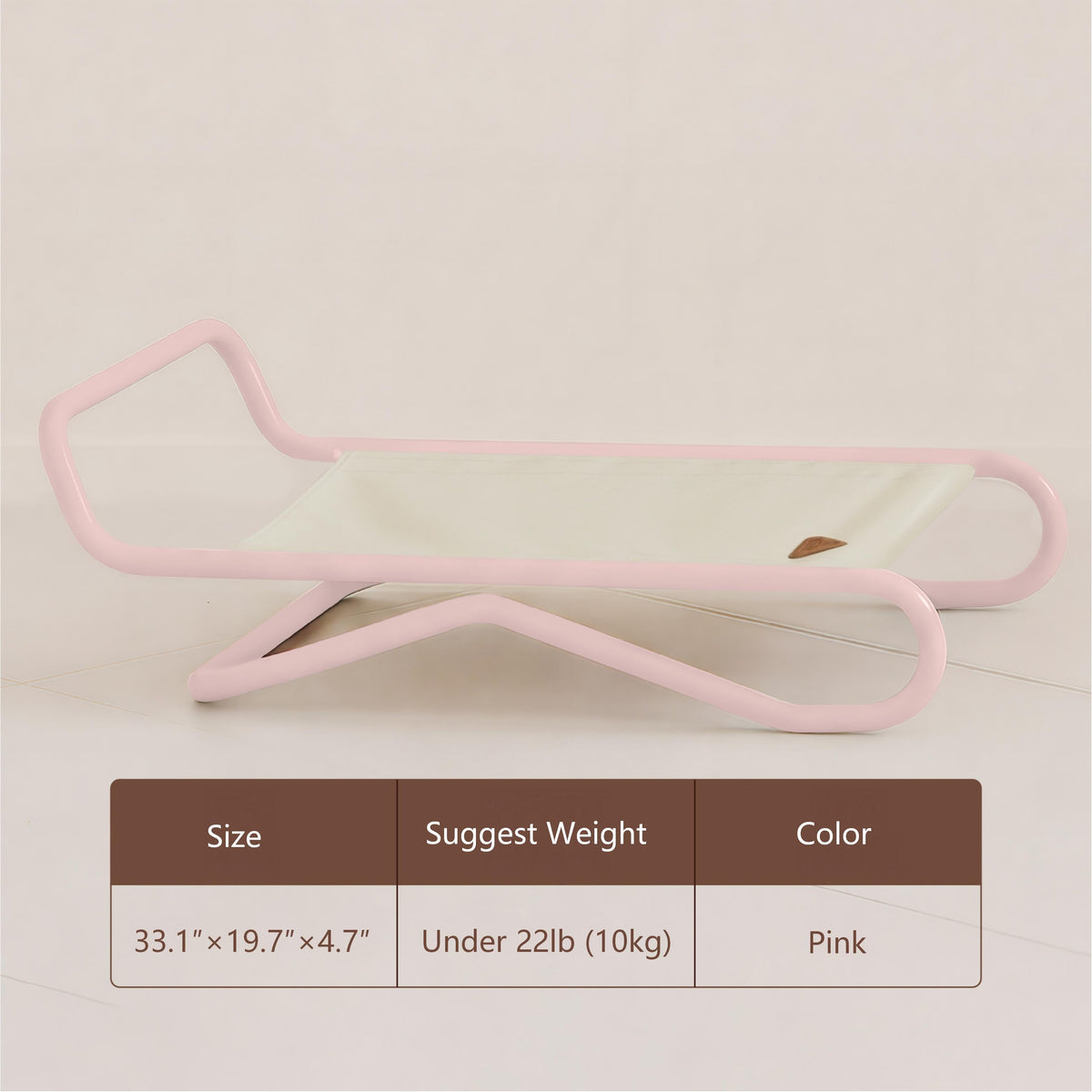 NOOKI Floating Cloud Bed — Pink frame (Mini)