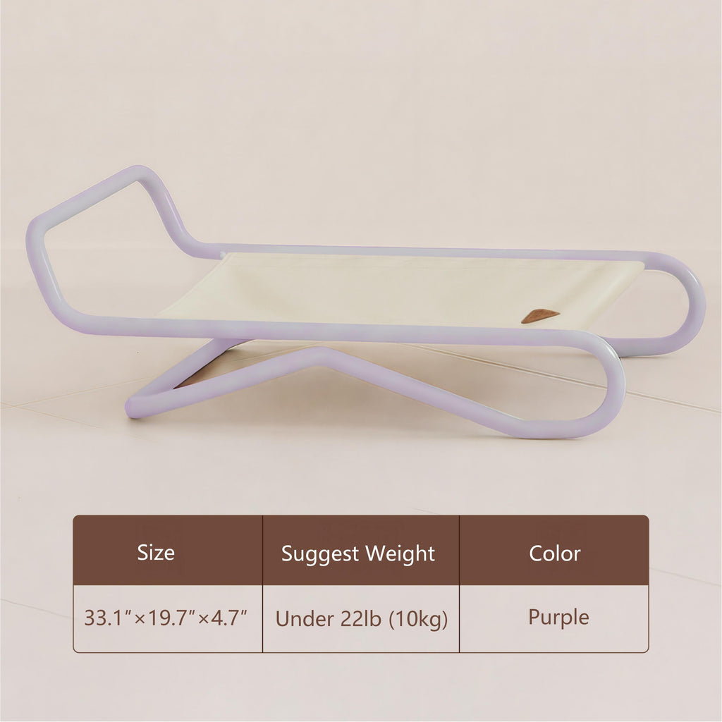 NOOKI Floating Cloud Bed — Purple frame (Mini)