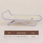 NOOKI Floating Cloud Bed — Purple frame (Standard)