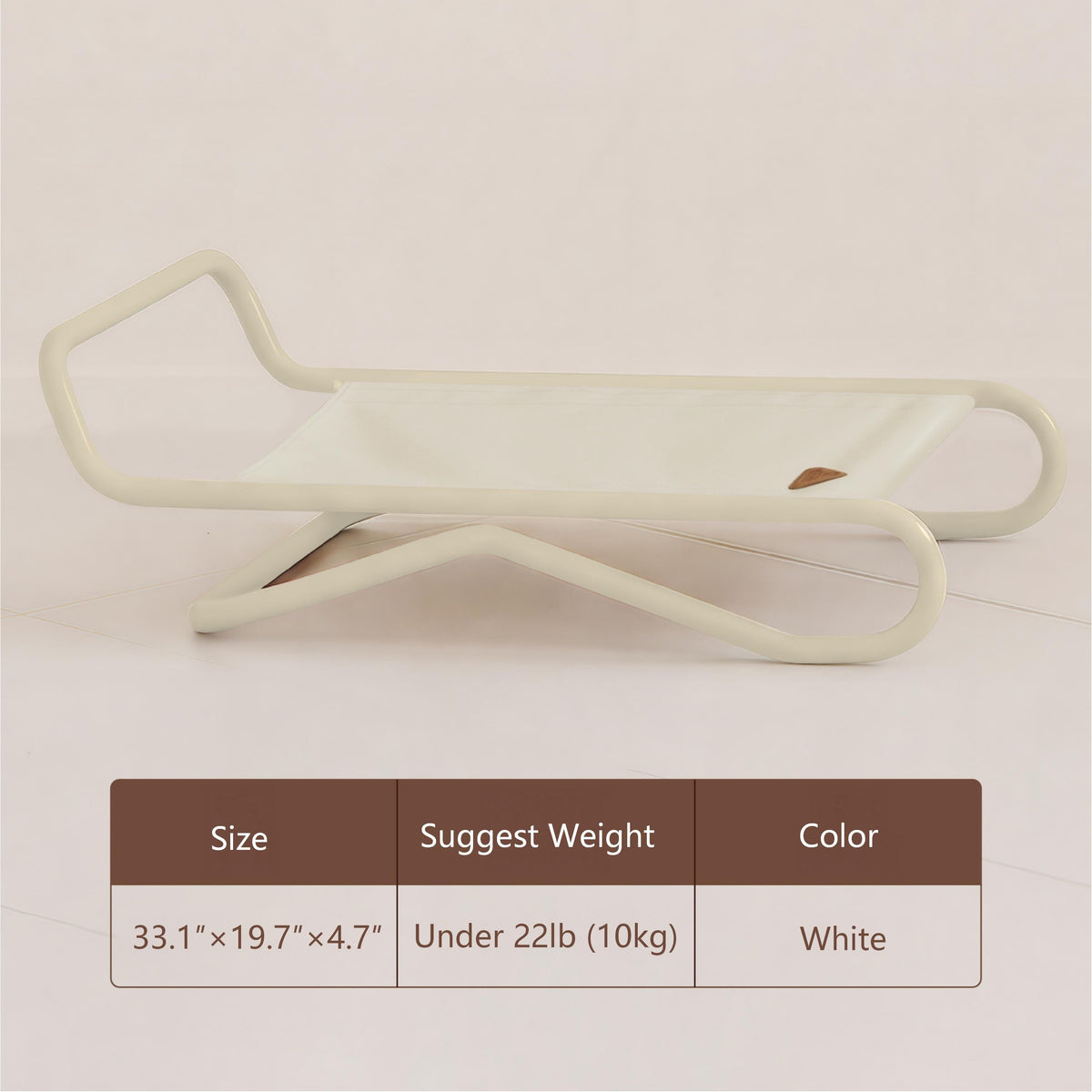 NOOKI Floating Cloud Bed — White frame (Mini)