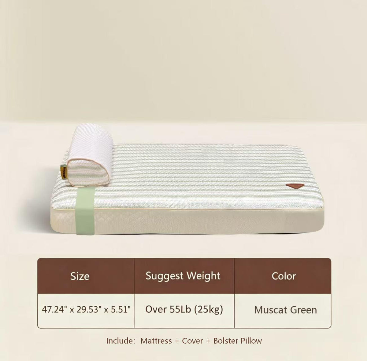 NOOKI OrthoFlex Zero-Pressure Pet Bed