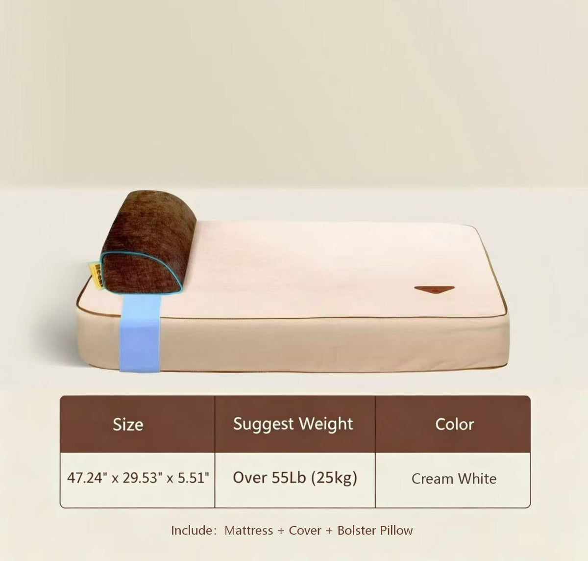 NOOKI OrthoFlex Zero-Pressure Pet Bed
