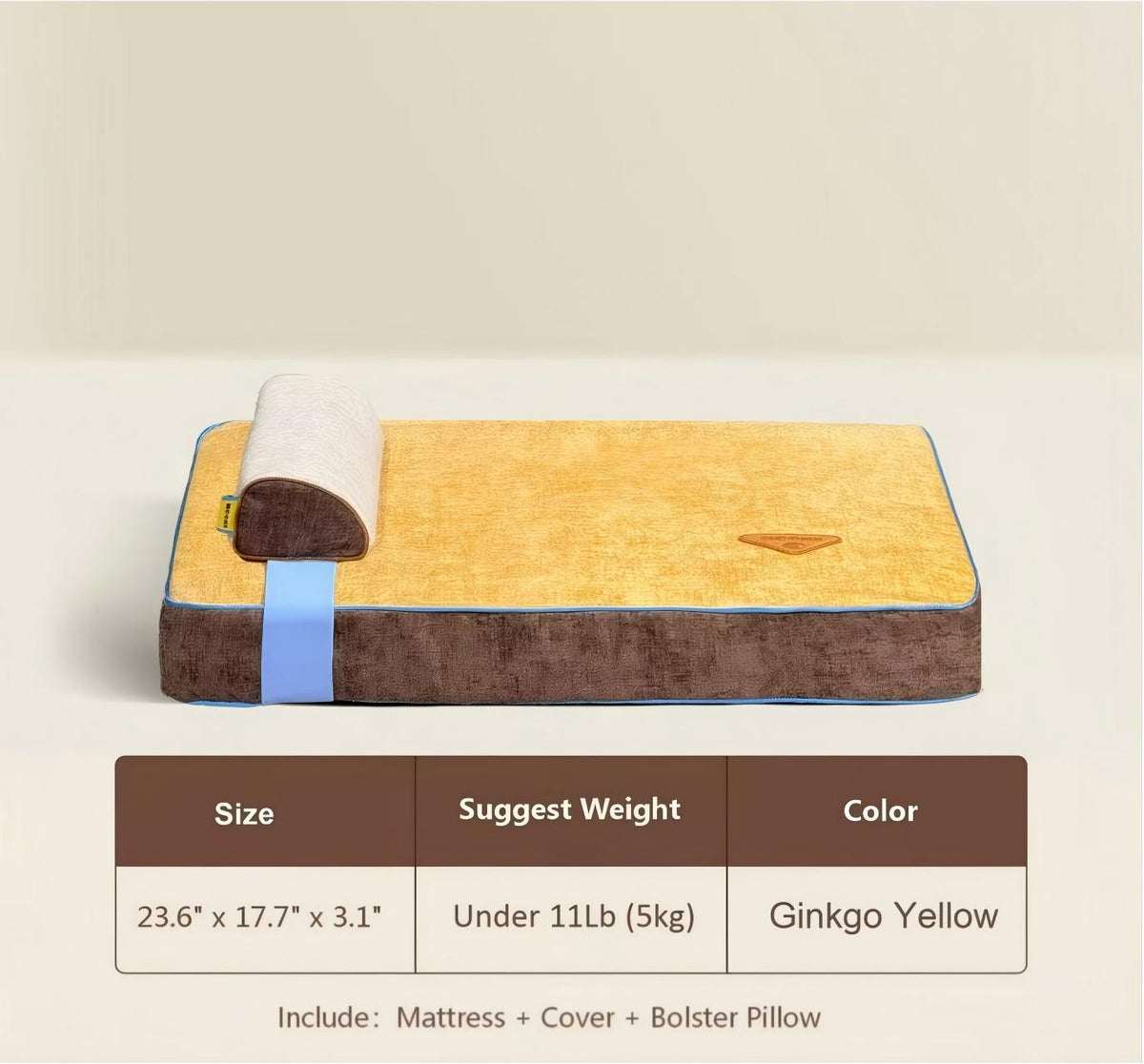 Chenille cover — Ginkgo Yellow