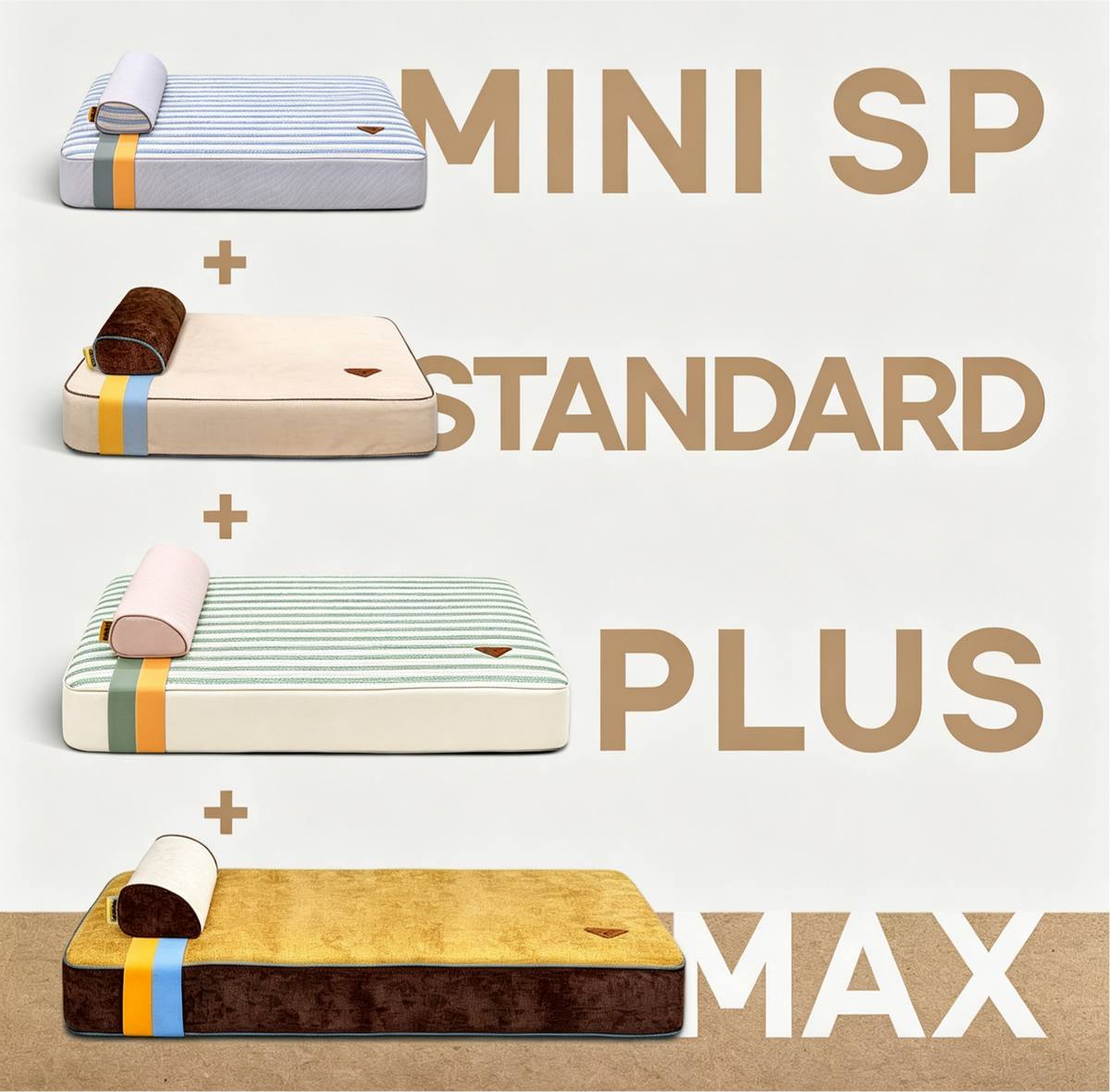 NOOKI OrthoFlex Zero-Pressure Pet Bed