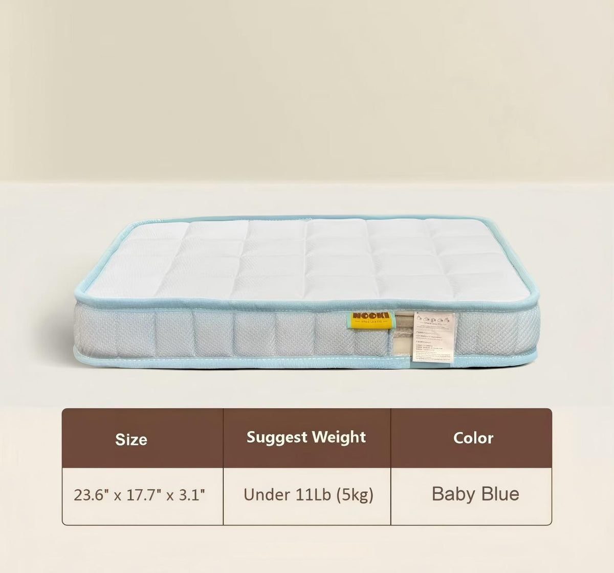 NOOKI OrthoFlex Zero-Pressure Pet Bed