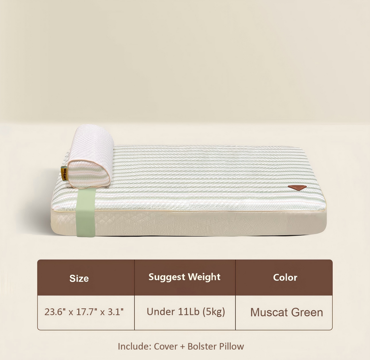 NOOKI OrthoFlex Zero-Pressure Pet Bed