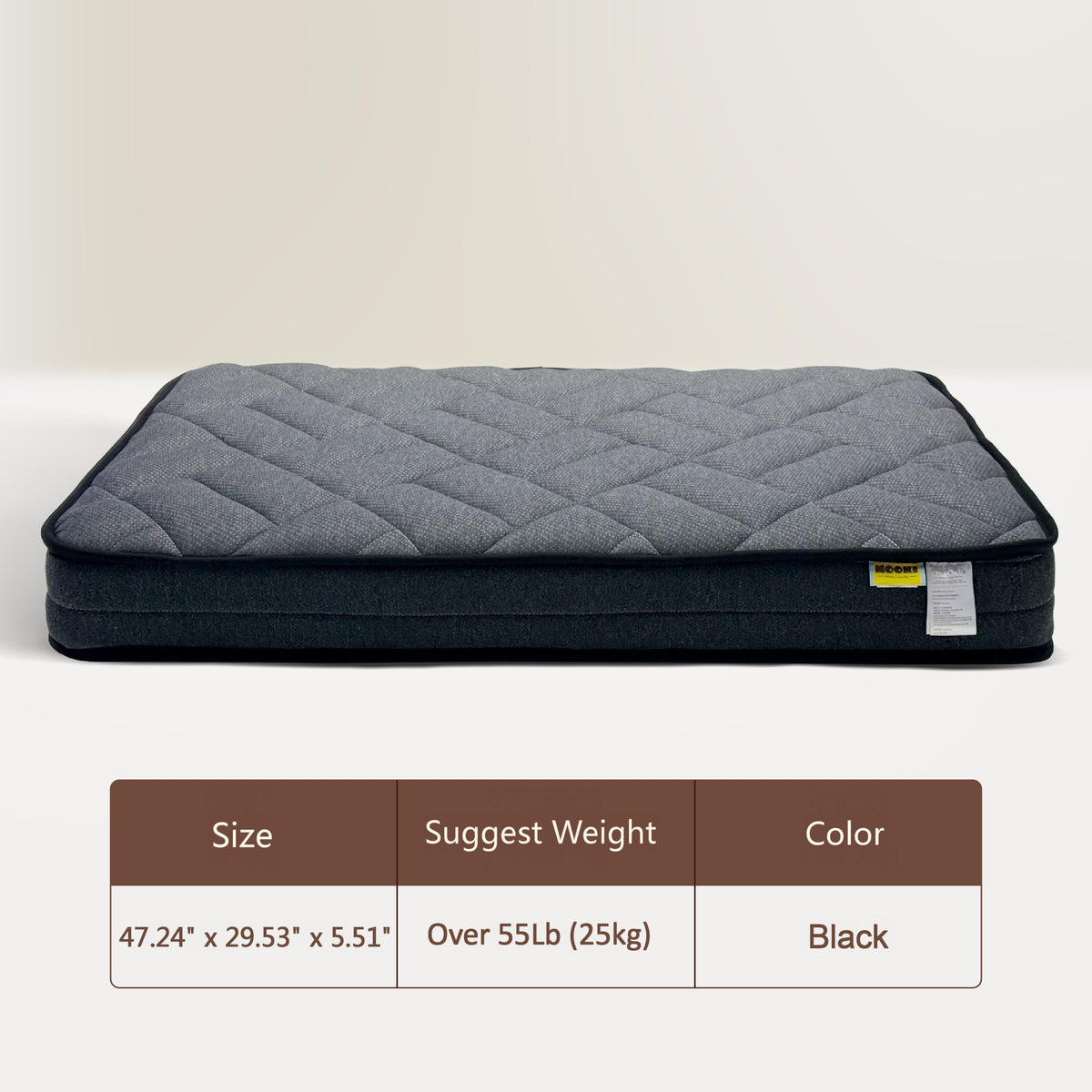 NOOKI OrthoFlex Zero-Pressure Pet Bed